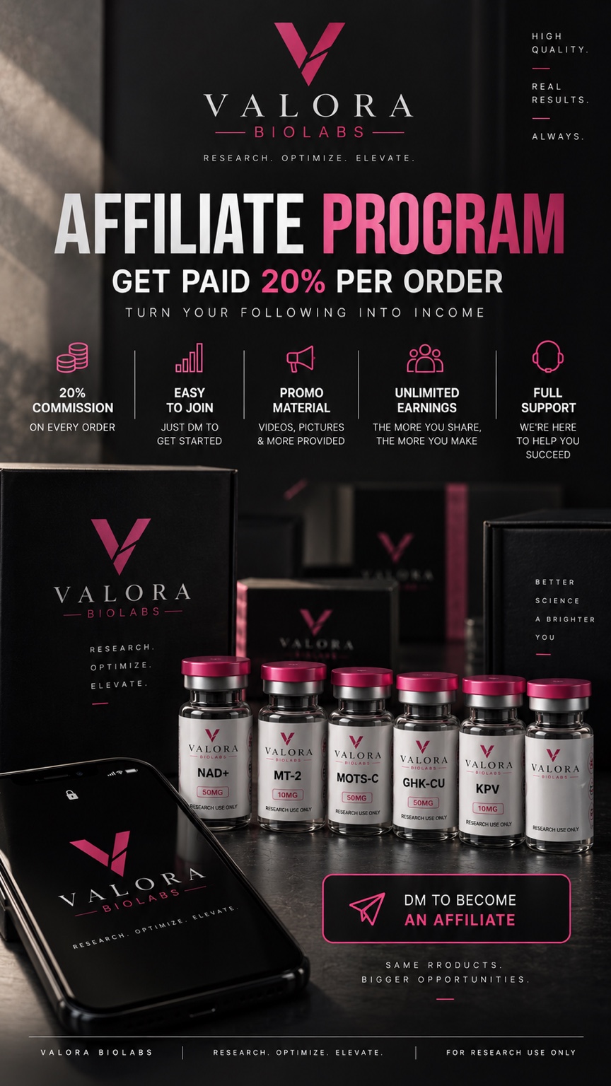 Valora BioLabs partner program visual
