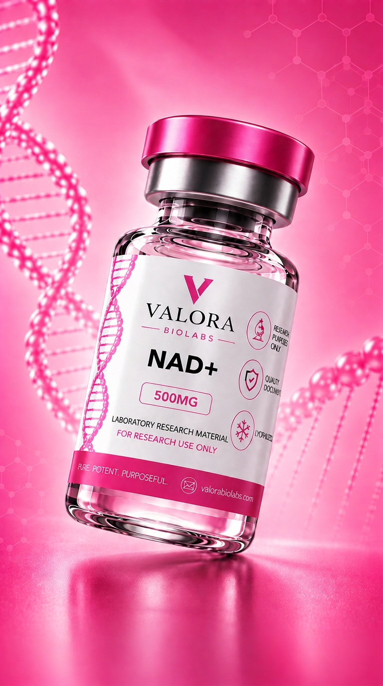 NAD+ Valora BioLabs research vial